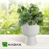 KADAX Doniczka Osłonka Plastikowa Gazon 14cm Biała