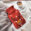 Hot Water Bottle for Bed Use, Warm Water Bag for Warming Feet, Filling with Water, Large Size for Sleeping in Bed, Thickened and Explosion-Proof