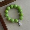 Cartoon Fruit Resin Bracelet Vibrant Colors Y2K Beaded Bracelet  Best Friends Matching