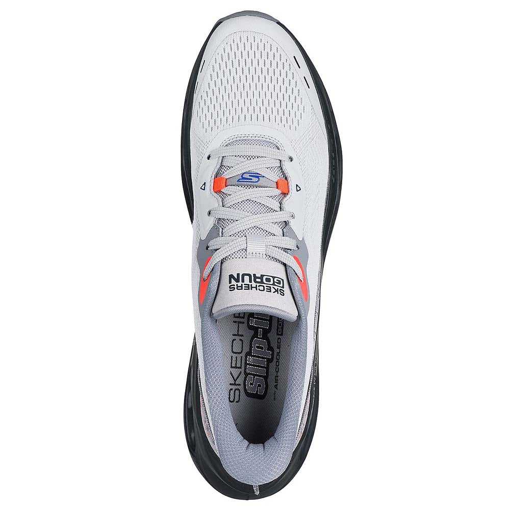 Skechers Slip Ins Mesh Cushioning Breathable Low top Long Distance Running Sprint Running Shoes Men's 220421-GYBK