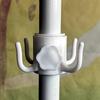Beach Patio Umbrella Hanging Hook Beach Camping Trips Four-corner Plastic Umbrella Holder Hanger for Towels Hat Clothes