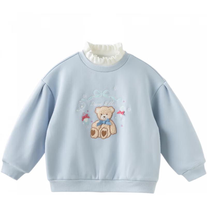 ДЕТСКИЙ СВИТЕР С МУЛЬТЯШНЫМ РИСУНКОМ И ИМИТАЦИЕЙ ДВУХ ПРЕДМЕТОВ DAVE & BELLA