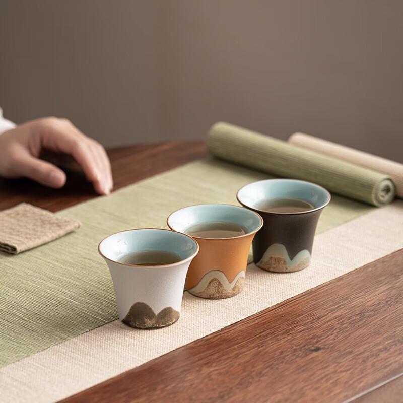 SUSHI CERAMICS 'Тысяча ли рек и гор' Расписанная вручную керамическая мастер-чашка для чая