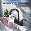 RV Bathroom Faucet, 4 Inch RV Kitchen Sink Faucet Replacement Two Handle