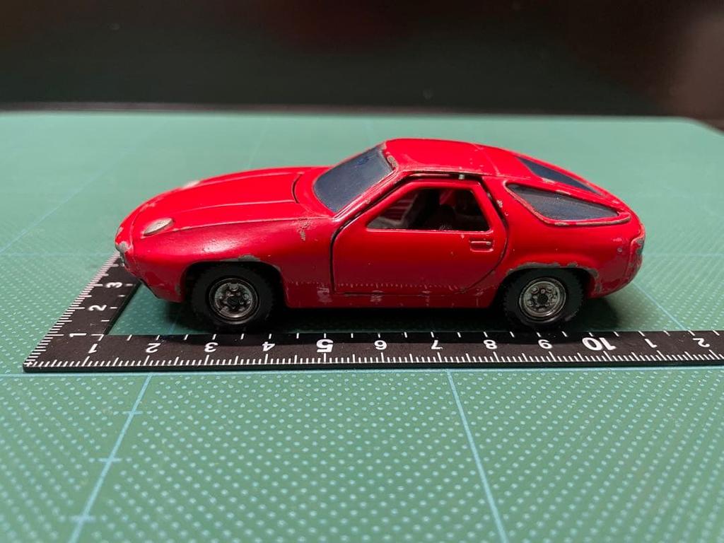 Sakura 1/43 Porsche 928 Серия Суперкаров Сделано в Японии Мини-автомобиль