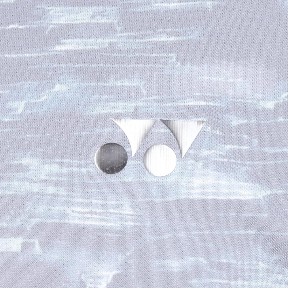 Рубашка с коротким рукавом Game Shirt серая L [YONEX] (Подходящий стиль) (010)