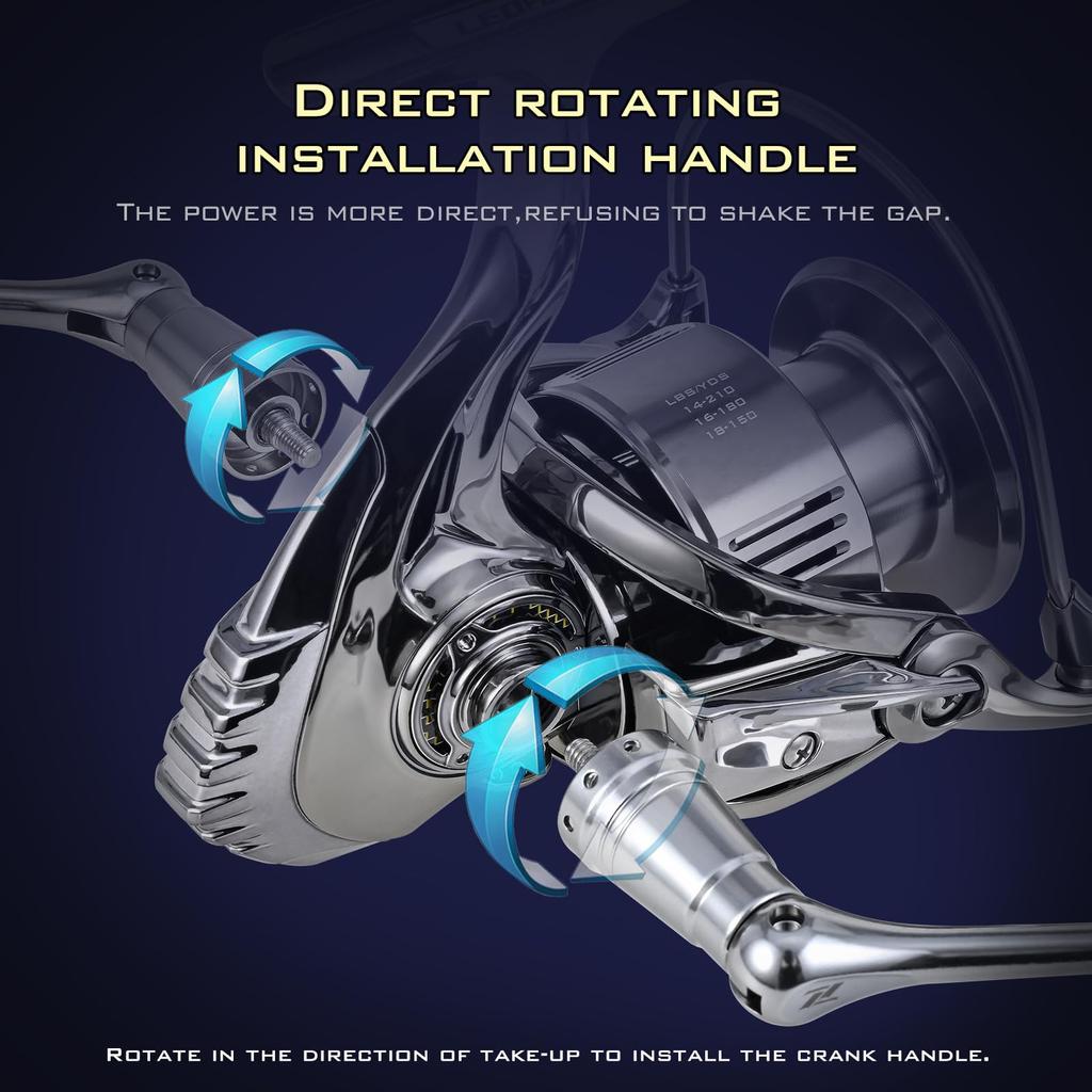 Spinning Bearing Fishing Reel Smooth and Powerful Spinning Reel for Saltwater Freshwater Reel,13+1