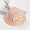 Breathable Big Brim Knit Sun Hats Big Brim Sun Hats Foldable Sunscreen Cap  Summer