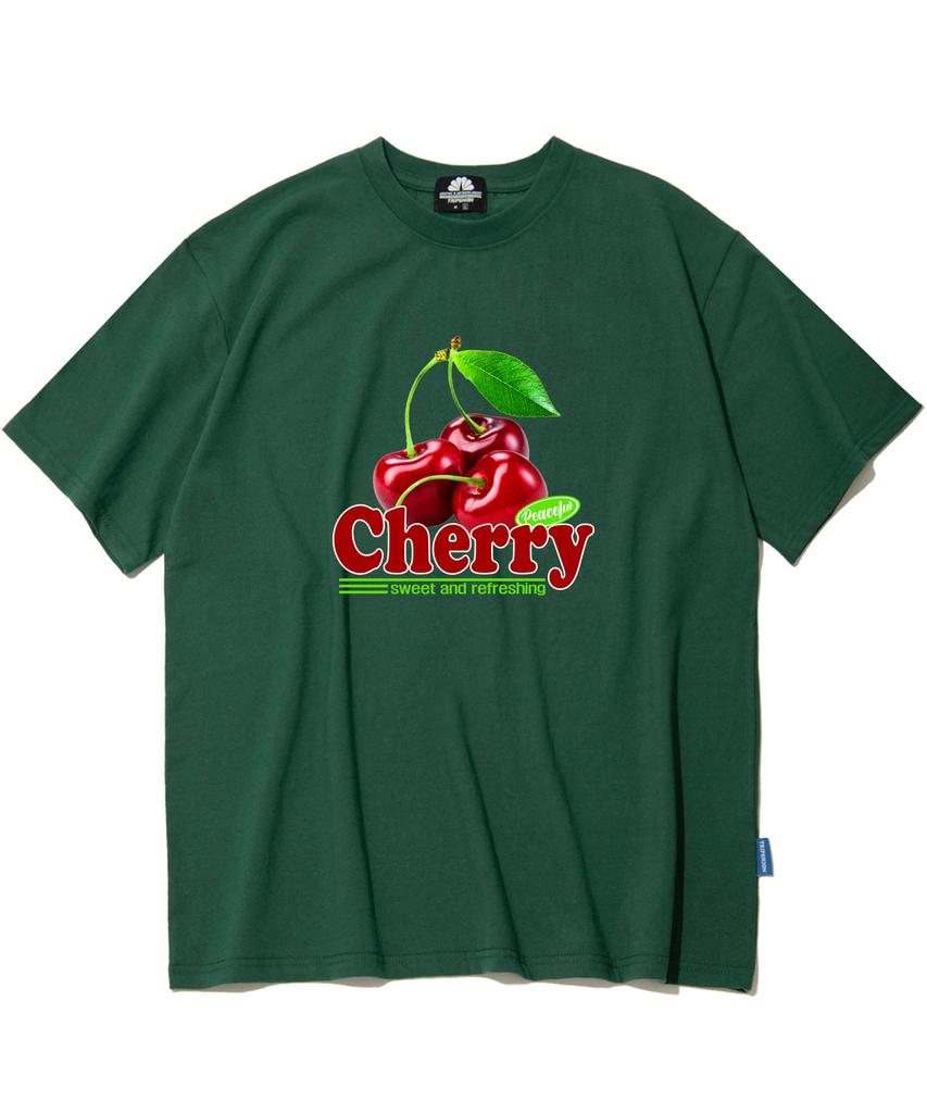 TRIPSHION Triple Cherry Graphic T-Shirt - 8 Colors (Type B)