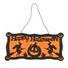 Wall Signs Plate Haunted Halloween Window Door Decor for Home Party Ornaments