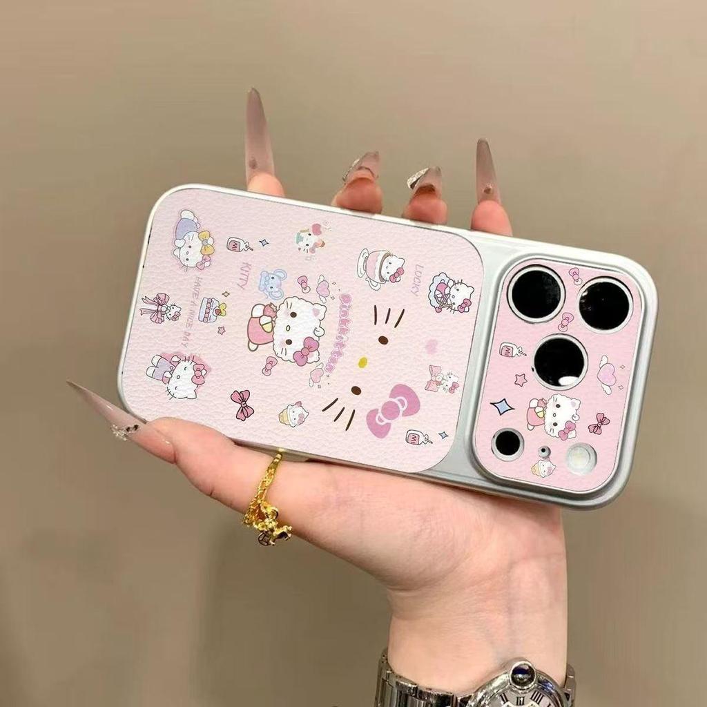 Милый Розовый Чехол KT Cat для iPhone 17/16/15/14 Pro Max