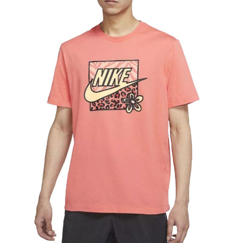 Nike Повседневная удобная дышащая круглая горловина с коротким рукавом влагоотводящая футболка Dopamine мужская футболка оранжевая DJ1402-814