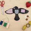 Compact Bird-shaped Felt Sewing Organizer Handmade Felt Bird Needle Thread Organizer  Craft Table