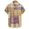 Men Summer Tops Fashion Lapel Quick Drying Men Summer Shirt Casual Men Summer Shirt Men Summer Tops Beachwear