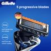 Gillette Fusion 5 ProGlide Razor with Mangetic Stand Men's Shaving Razor Premium Edition 1Handle 2 Blades 1 Stand