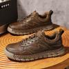 Мужская повседневная обувь Удобная мужская обувь для вождения Новая уличная обувь ручной работы для мужчин Размер 47 Модные мужские кроссовки Дышащая
