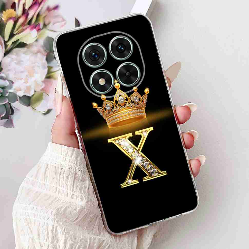 Для Redmi Note14 Pro 5G Чехол 6.67" Алмазная Буква Задняя Крышка Мягкие Силиконовые Чехлы Для Xiaomi Redmi Note 14 Pro 5G Coque Fundas