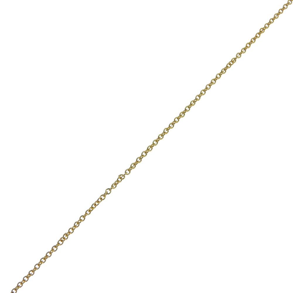 TIFFANY&Co. kiss Necklace Paloma Picasso K18 yellow gold 3.4g Women Used