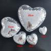 Lightweight Disco Ball Decorations Heart-Shaped Christmas Party Decorations  Keys Chain