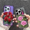 Чехол Rose Flower для iPhone 16 Pro Max Samsung A55 A35 S24 FE Xiaomi Redmi Note 13 Pro 14C Huawei Honor 200 противоударный бампер для телефона с защитой от царапин