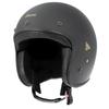 KOMINE Наследие Кожаный Джет Шлем для Однотонного Матового Размер L HK-195 Мотоциклы, Черный,