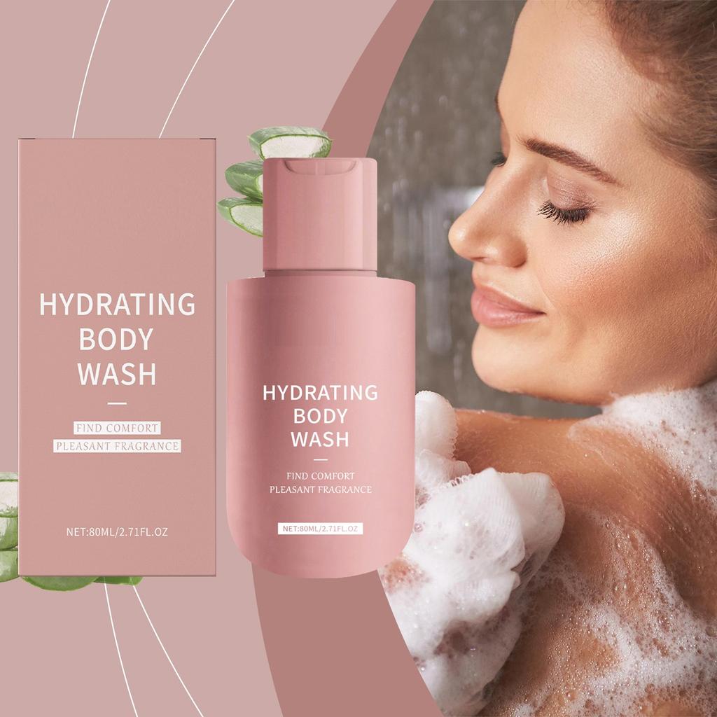 Gentle Refreshing Body Wash, Cleansing Body Wash, Moisturizing and Moisturizing Scented Body Wash, 80ml