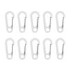 10Pcs Carabiner Hook for Camping Hiking Fishing D Shape Keyring Carabiner Spring Snap Clip Hook Snap Hook Carabiner Clip