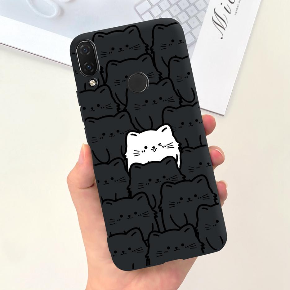 For Huawei Nova 3i Case INE-LX1 Cute Astronauts Cover Soft Silicone Phone Case For Huawei P Smart Plus 2018 Nova3i Fundas Bumper