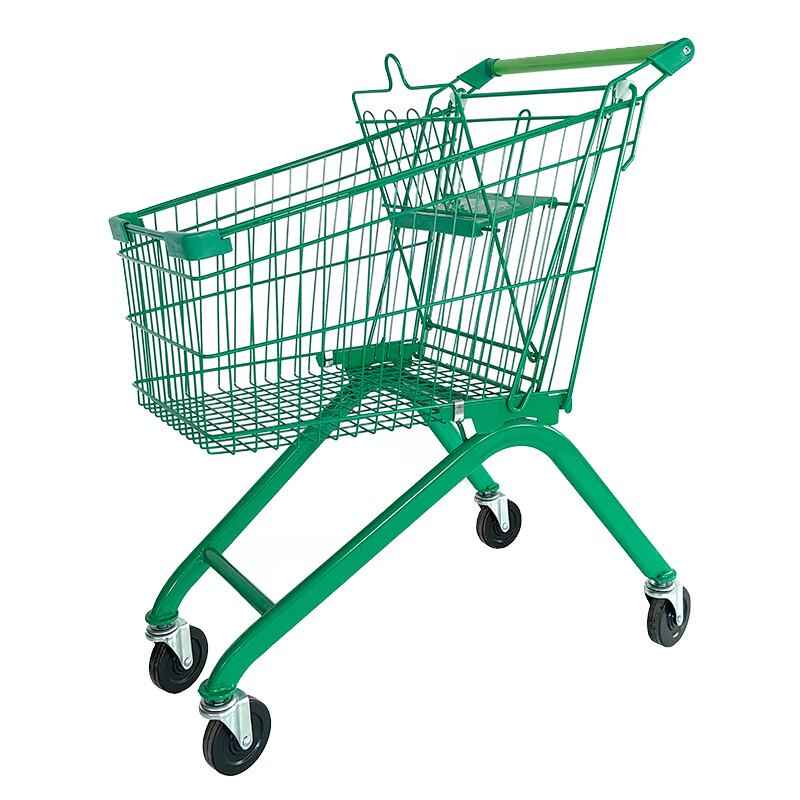 Foldable Metal Shopping Cart with Stair Climbing