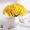 1 Bouquet Artificial Flower Realistic Decorative Easy Care Yellow White Fake Narcissus Bouquet Home Decor