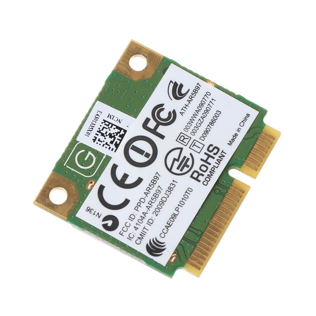 Atheros AR9287 AR5B97 WLAN Mini pci-express для Window XP/Win 7 8 10 32 64 Беспроводная WiFi сетевая карта