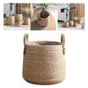 Плетеная корзина для растений, декоративное хранилище, большая емкость, цветочные горшки, контейнер для газона