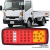 1 Pair LED Indicator Lights Rear Tail Brake Reverse Lamp for 12V Trailer Truck RV