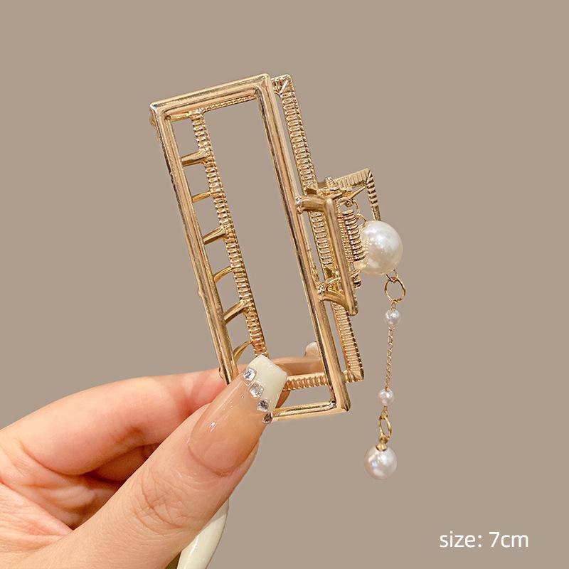 2024 Высококачественная металлическая заколка для волос в форме акулы для женщин