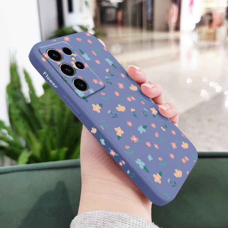Чехол для телефона 'Пьяные опавшие цветы' для Samsung Galaxy S25 S24 S23 S22 S21 S20 S10 S10E Ultra Plus FE Note 20 Ultra Plus