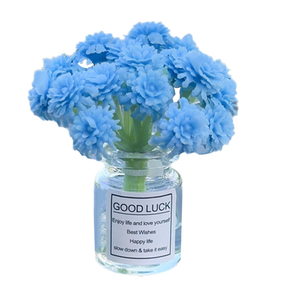 Мини стеклянная ваза с цветочным декором для автомобиля для всех транспортных средств и миниатюрного элегантного автомобиля Delicate Flow P9J9