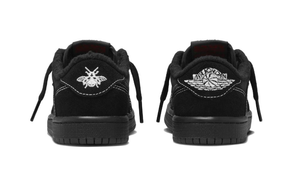 Air Jordan Travis Scott X Air Jordan 1 Retro Low OG SP PS 'Black Phantom' DO5442-001