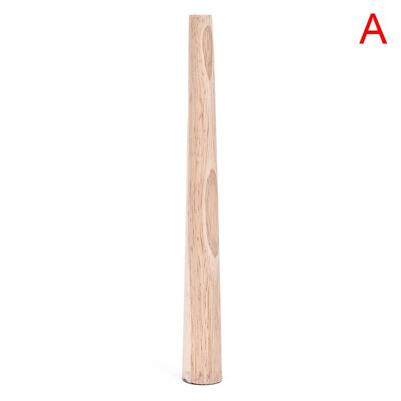 Tapered Wood Mandrel Stick Double Face Rubber Hammer Finger Ring Jewelry Tool