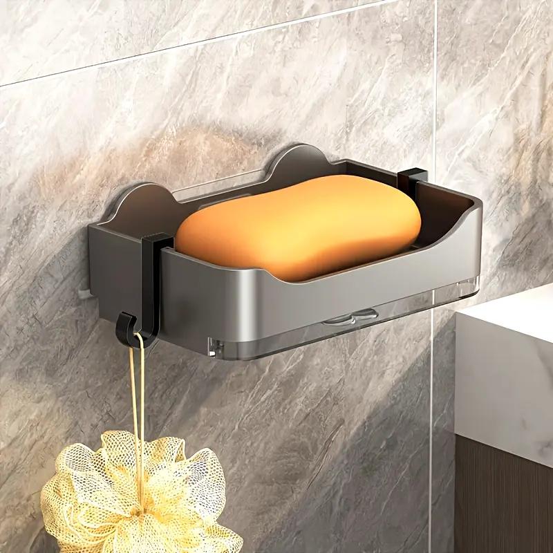 1 шт. нескользящий держатель для мыла для ванной комнаты с сильной присоской для слива мыльницы бытовая присоска настенная мыльница