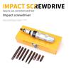 13-Piece Impact Screwdriver & Extractor Set: Easily Remove Broken or Rusted Screws