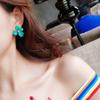 Women All Matching Flower Earrings Elegant Fashion Earrings