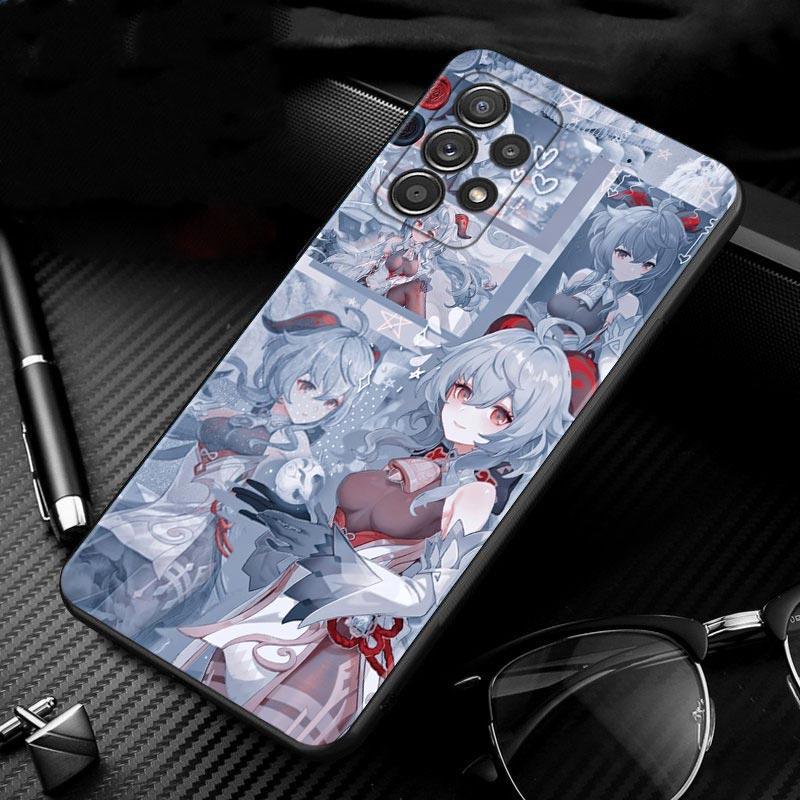 Anime Genshin Impact Case For Samsung Galaxy A51 A71 A41 A31 A11 A01 A72 A52 A42 A32 A22 A21s A02s A12 A02 Phone Shell Capa