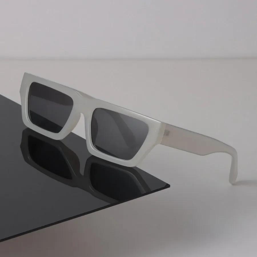 Винтажные прямоугольные солнцезащитные очки Женские Мужские Повседневные Модные очки Роскошный Бренд Дизайнер Женские