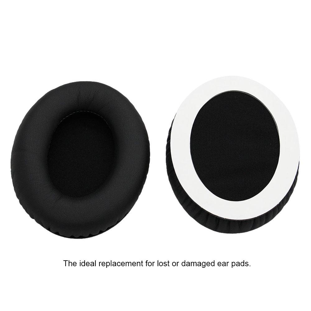 Replacement Ear Pads for Audio Technica ATH ANC7 ANC9 ANC27 ANC29 ANC70 Headphones Sponge Earpad Cover Universal Soft 2PCS Black