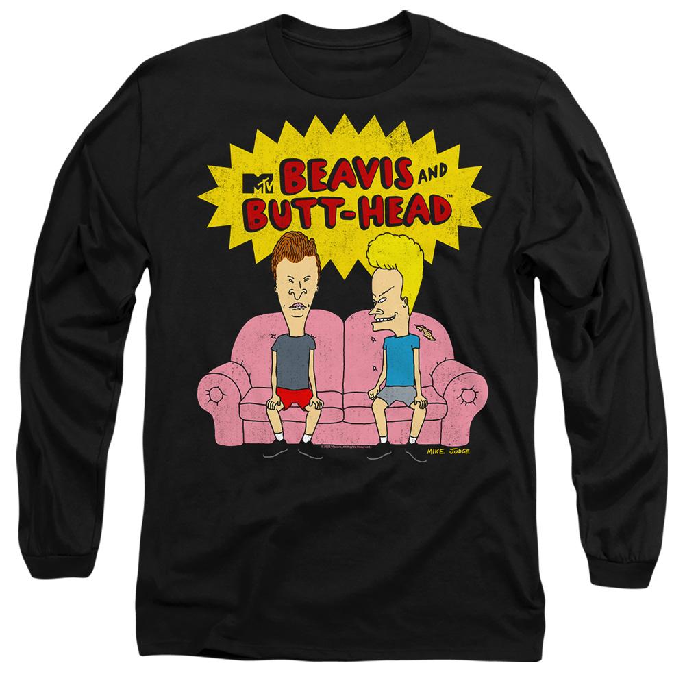 Beavis & Butthead Unisex Adult Couch OG Logo T-Shirt