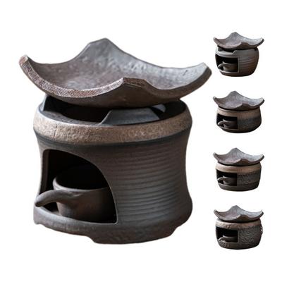 Керамическая аромалампа для свечей, нагреватель для благовоний и чайника, диффузор, декор для создания дзен-атмосферы