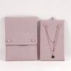 Jewelry Organizer Pouch with Card Bracelet Pearl Necklace Storage Wedding Gifts Bag Solid Color Fashion Jewelry Bag