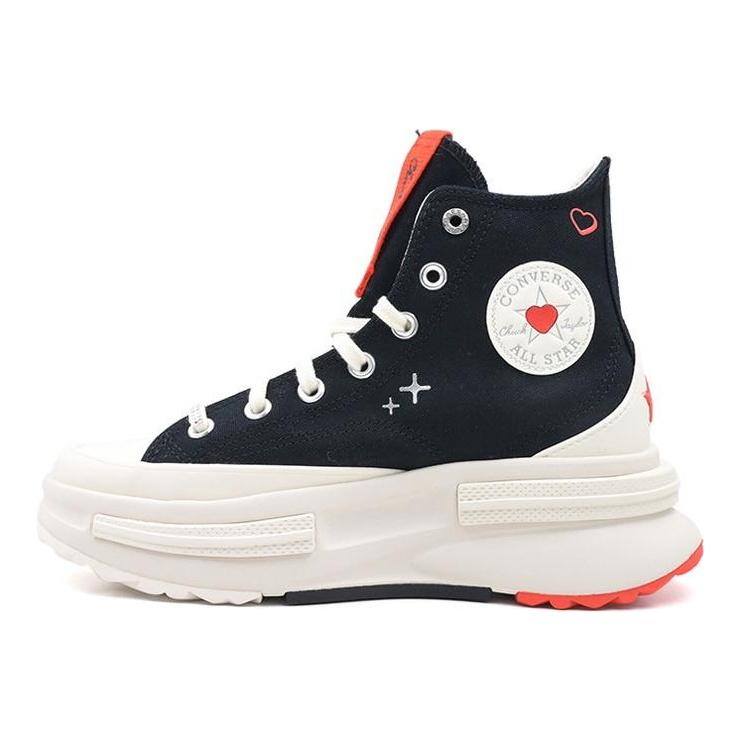 Converse Мужские кроссовки Run Star Legacy CX High Y2K Heart Black Egret Fever-Dream A09112C