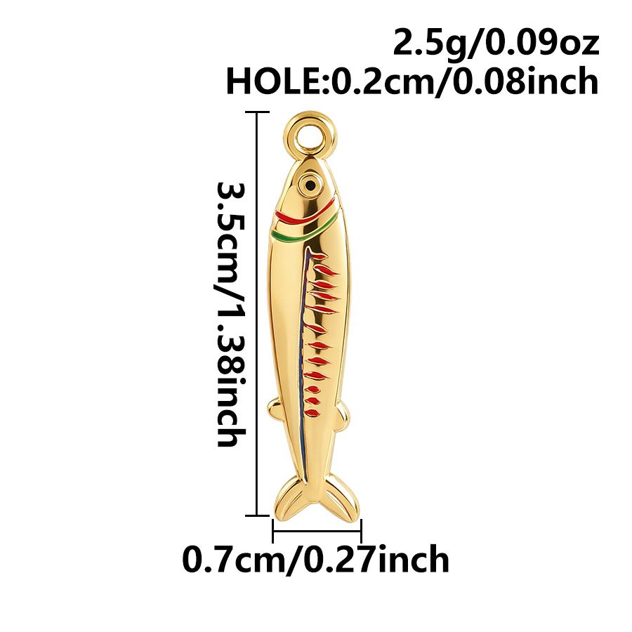 2pcs Red Lobster Crab Coral Real Gold Plated Stainless Steel Enamel Charm For Jewelry Making Supplies DIY Beach Necklace Pendant