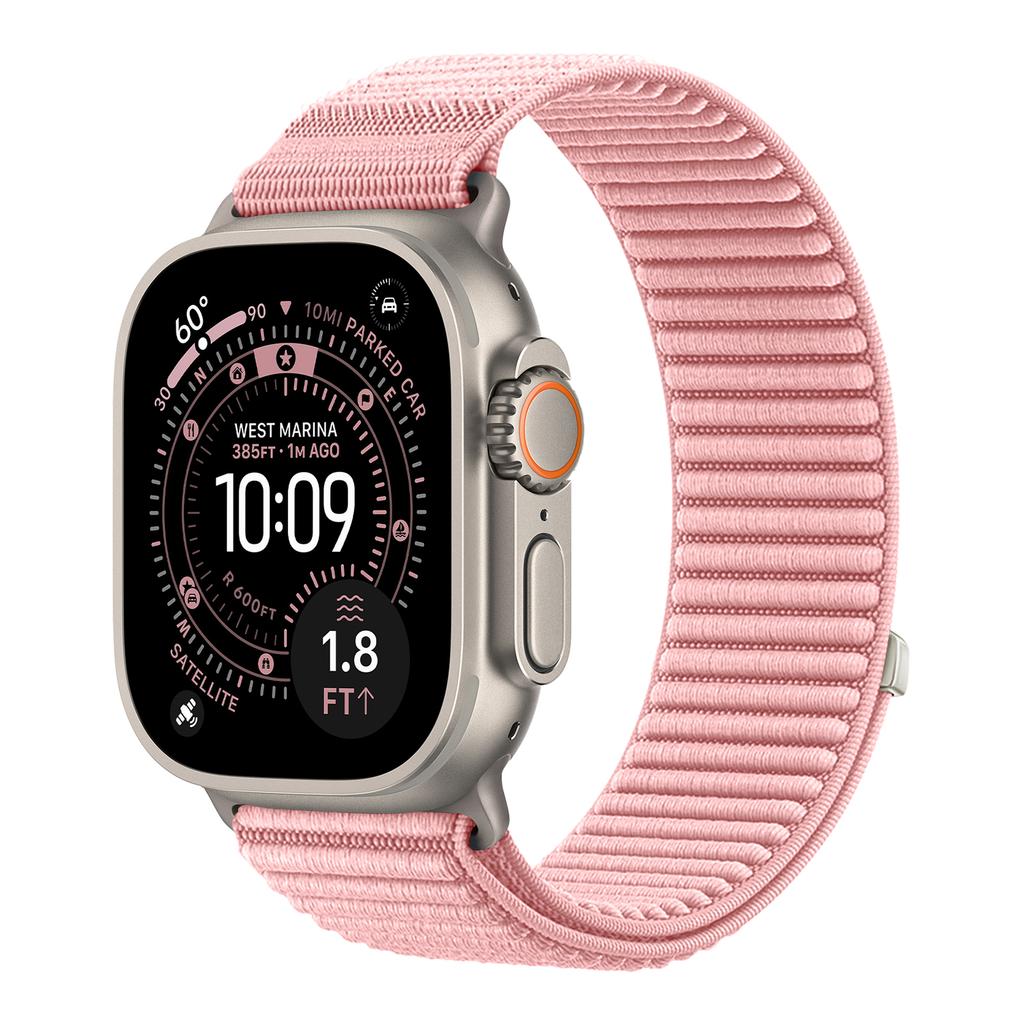 Спортивная петля для ремешка Apple Watch Серии 11/10/9/8/7/6/SE/Ultra 3 49мм 46мм 45мм 44мм 42/41/40мм Браслет Ремешок Correa iWatch Strap